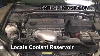 2006 Toyota Camry LE 2.4L 4 Cyl. Coolant (Antifreeze) Add Coolant